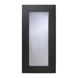 Mirror Floor Standing Frame Wood Black