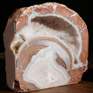 Natural Geode Crystal Bookend E664 (16)