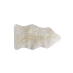 Off White Sheepskin Chair Cover