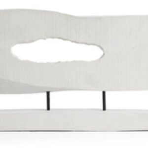 Props Mango Wood Sculpt White Horizontal