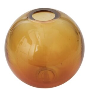 Vase Amber Globe Small