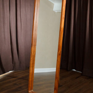 Wood Frame Standing Floor Mirror