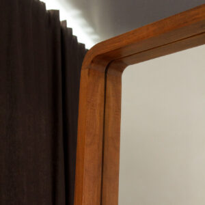 Wood Frame Standing Floor Mirror