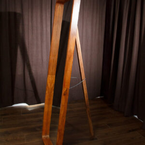 Wood Frame Standing Floor Mirror