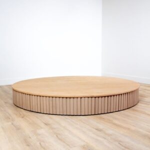 Alpine Slatted Circular Ceremony Platform