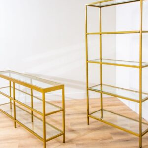 Bar Back Shelf – Gold And Glass Shelf (7)