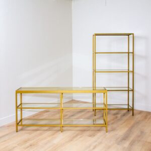 Bar Back Shelf – Gold And Glass Shelf (8)