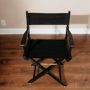 Black Wood Director Chair H322