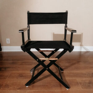 Black Wood Director Chair H322
