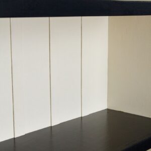 Black And Ivory Solid Bar Back Shelf (1)