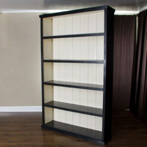 Black And Ivory Solid Bar Back Shelf (4)