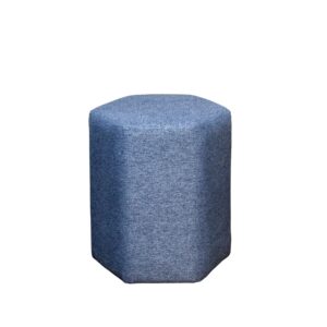 Blue Denim Ottoman