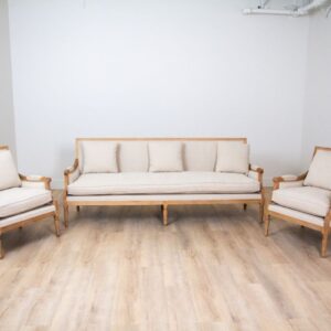 Colette Classic Sofa In Taupe (8)