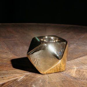 Gold Geometric Tealight Votive G752 (4)