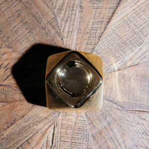 Gold Geometric Tealight Votive G752 (5)