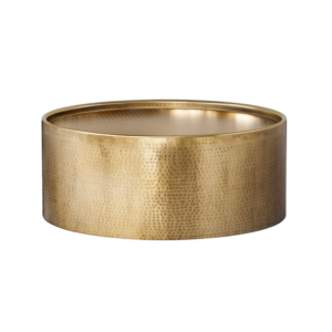 Gold Hammered Coffee Table
