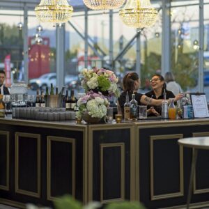 Black and Gold Picture Frame Bar