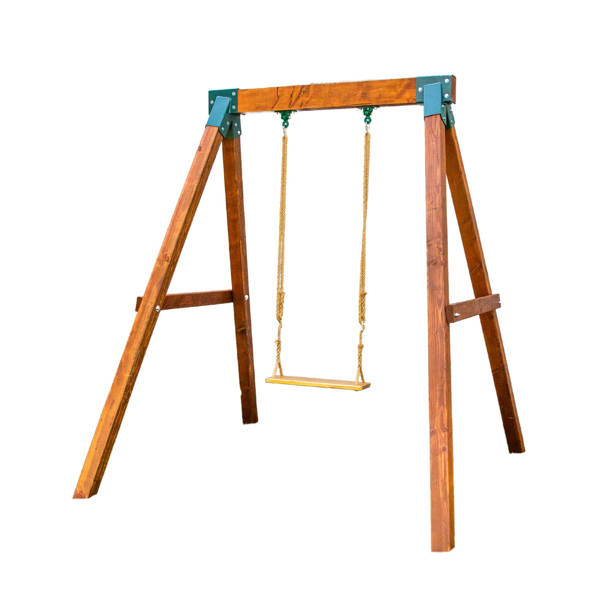 Large Vintage Inspired Wooden Swing