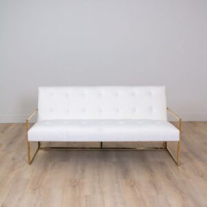 Marilyn Modern Glam Velvet Sofa In Gold And Cream (2)