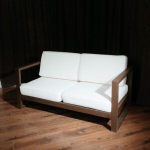 Outdoor Wood Loveseat