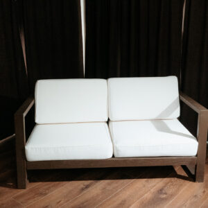 Outdoor Wood Loveseat
