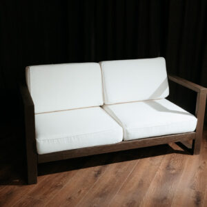 Outdoor Wood Loveseat