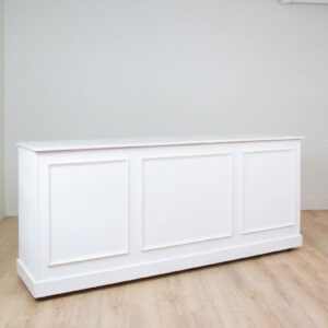 Picture Frame Bar White 8ft