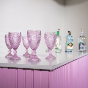 Pink Wood Bar With Bead Board Slatting – Barbie Bar (6)