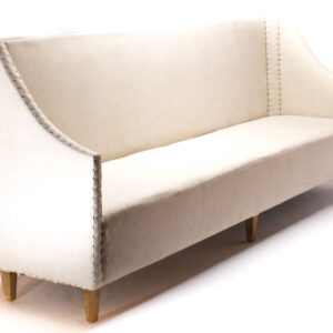 Settee Linen Ivory 10ft
