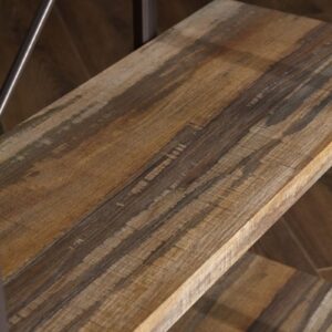 Short Wood And Iron Shelf (10)