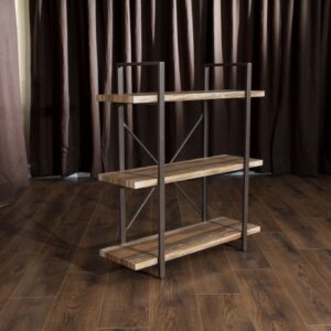 Short Wood And Iron Shelf (2)