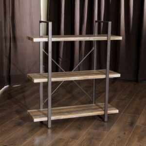 Short Wood And Iron Shelf (3)