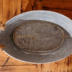 Silver Bucket W Rope Handles E525 (7)