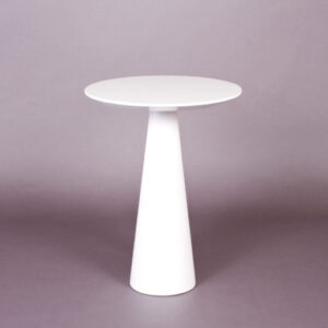Table End Pedestal White F463