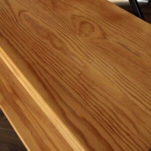 Tall Wood And Iron Shelf (16)