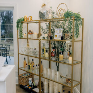 Gold and Glass Shelf
