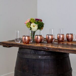 Whiskey Barrel Wood Bar – Top Only (3)