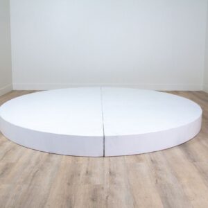 White Circular Ceremony Platform (2)