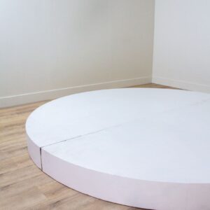 White Circular Ceremony Platform (4)