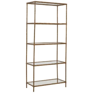 Evelynn Brass Bookshelf