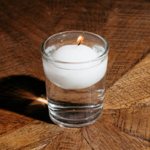 Small Glass Votive (1)