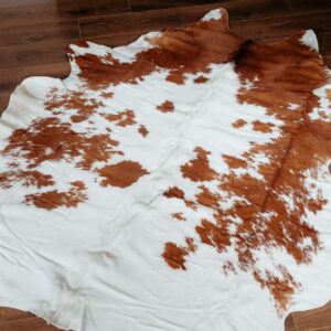 Spotted Brown Cowhide Rug F813