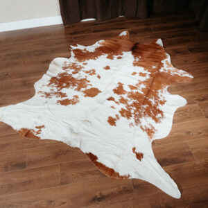 Spotted Brown Cowhide Rug F813