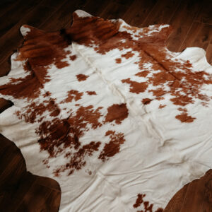 Spotted Brown Cowhide Rug F813