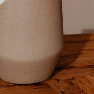 Vase Stone Half Dipped White G708 (7)