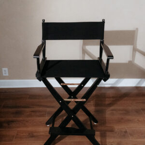 Black Wood Director Chair H323