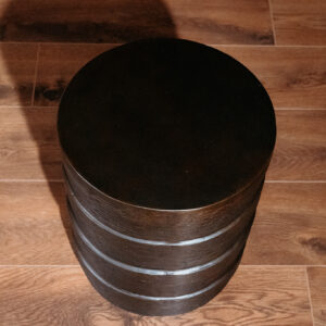 Trello Drum End Table Brass H662