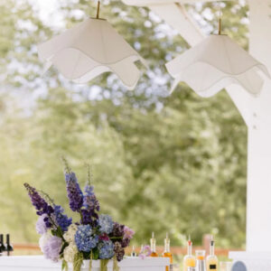 Bloom Fabric Pendant Chandelier (1)