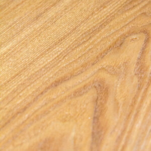 Natural Wood Slatted Drum Coffee Table