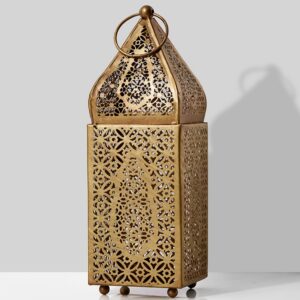 Alhambra Gold Square Lantern